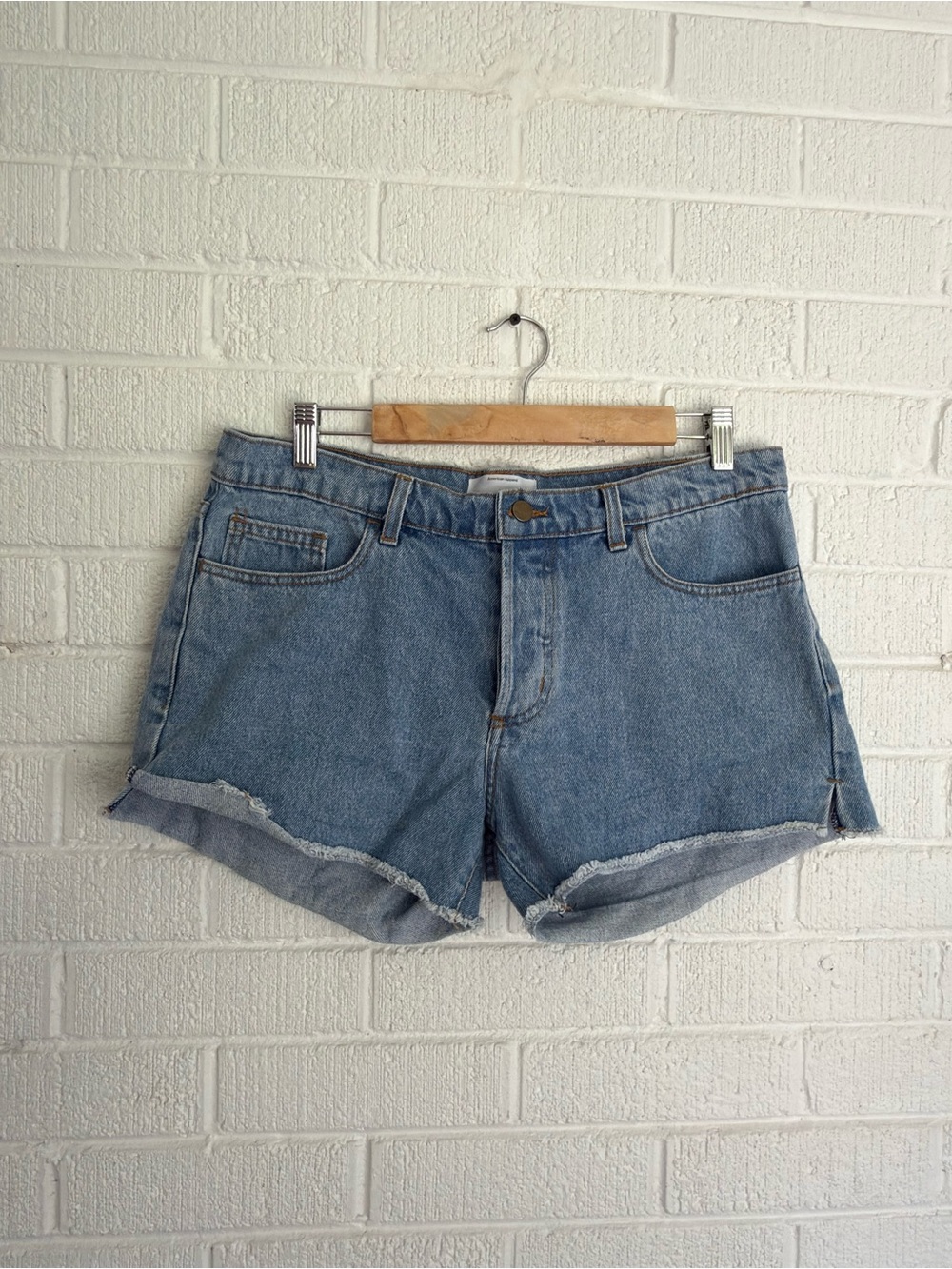 Vintage American Apparel Light Blue Denim Cutoff Shorts